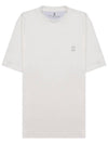 Logo Short Sleeve T-shirt White - BRUNELLO CUCINELLI - BALAAN 9