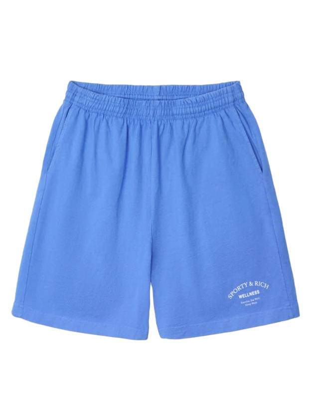 Wellness Studio Gym Shorts Sapphire - SPORTY & RICH - BALAAN 1