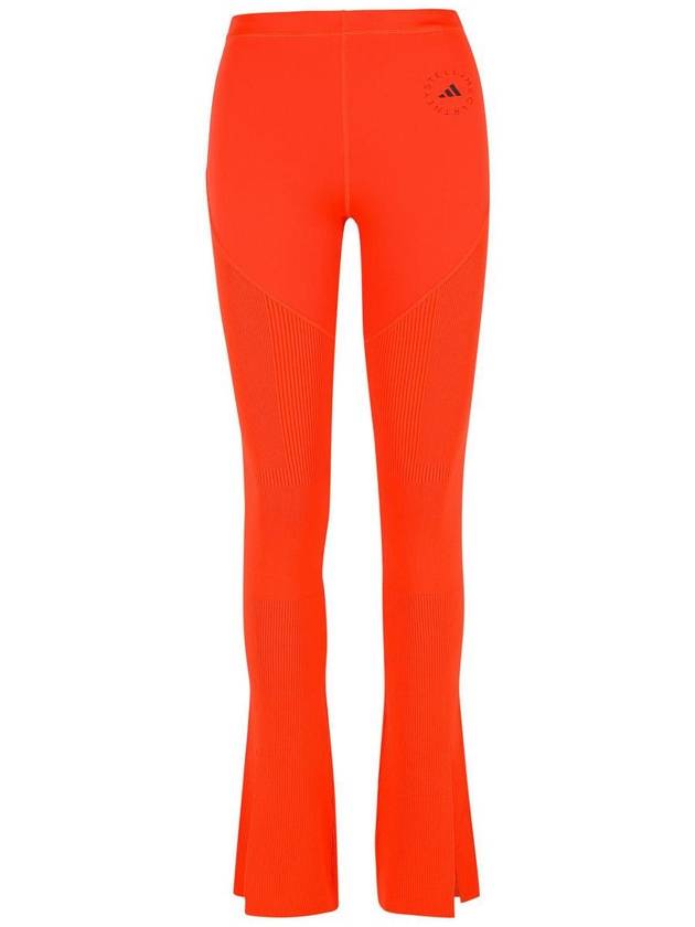 Adidas By Stella McCartney 'Yoga' Red Polyester Blend Leggings - ADIDAS - BALAAN 1