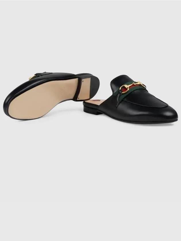 Princetown Horsebit Leather Mule Black - GUCCI - BALAAN 5