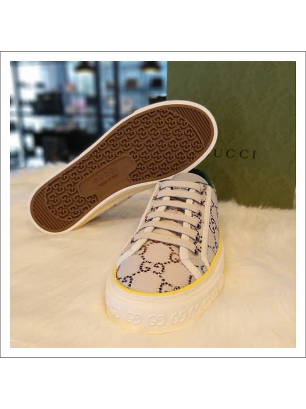 Tennis 1977 Women's Low Top Sneakers Beige - GUCCI - BALAAN 6