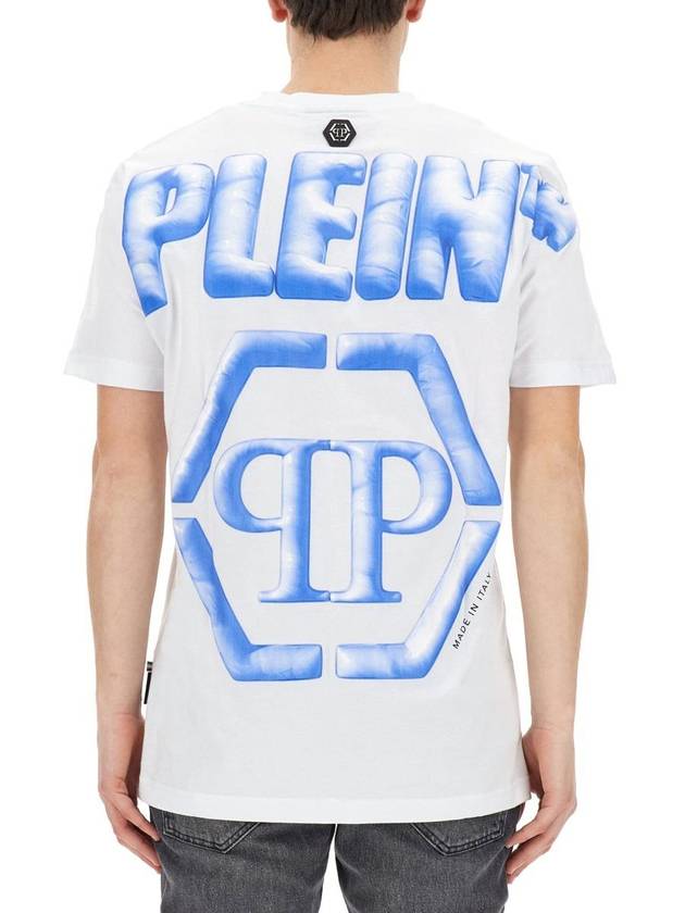 long sleeve t-shirt SADCMTK6787PJY002N01 WHITE WHITE - PHILIPP PLEIN - BALAAN 4