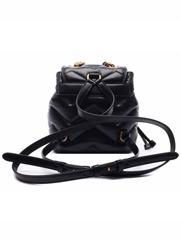 GG Marmont Matelasse Backpack Black - GUCCI - BALAAN 5