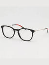 Eyewear logo horn rimmed glasses black - GUCCI - BALAAN 3