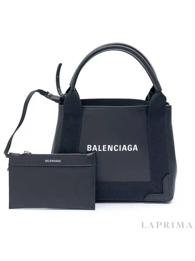 Cabas leather tote bag black - BALENCIAGA - BALAAN 5
