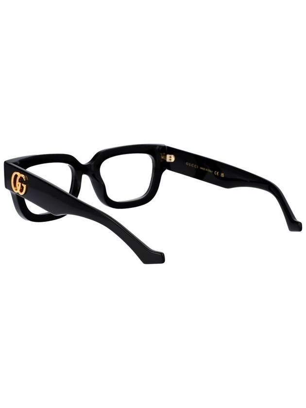 Eyewear GG Logo Square Acetate Sunglasses Black - GUCCI - BALAAN 5