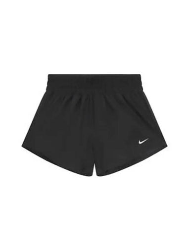 Dri Fit One Mid Rise 3 Inch Brief Lined Shorts Black - NIKE - BALAAN 1