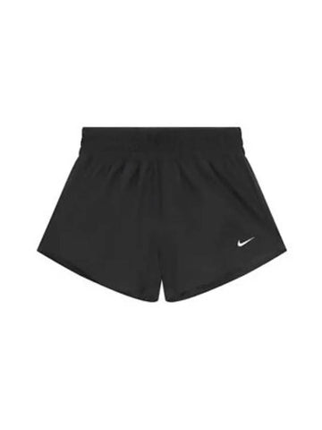 Dri Fit One Mid Rise 3 Inch Brief Lined Shorts Black - NIKE - BALAAN 1