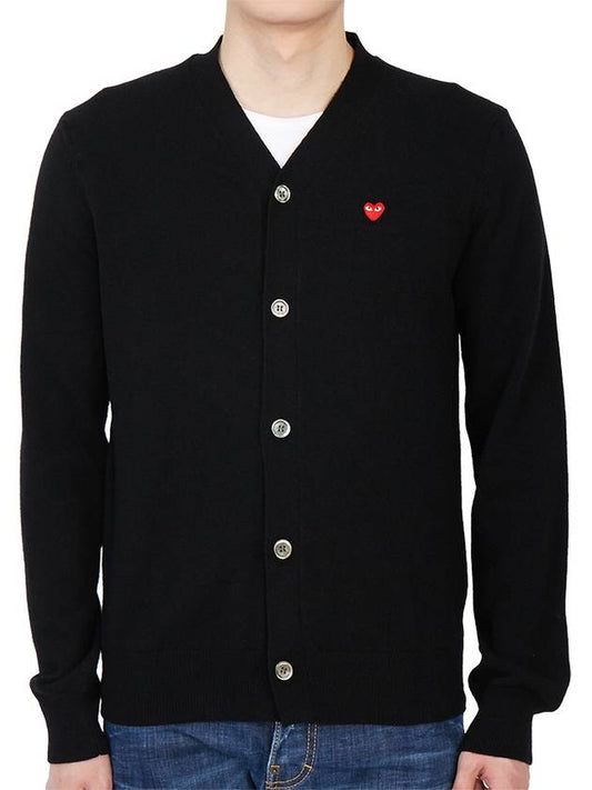 Mini Red Wappen Men's Cardigan AZ N080 051 1 - COMME DES GARCONS - BALAAN 1