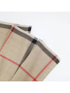 Check Light Wool Silk Muffler Archive Beige - BURBERRY - BALAAN 5