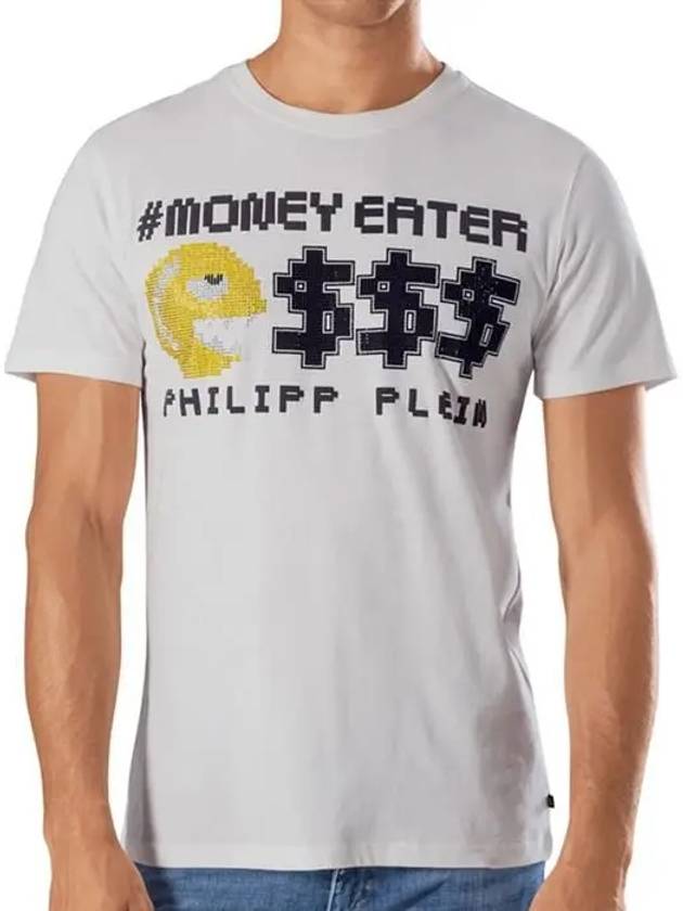 16SS MONEY EATER Swarovski Tee HM341749 01 - PHILIPP PLEIN - BALAAN 1