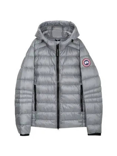 Crofton Hooded Label Padding Grey - CANADA GOOSE - BALAAN 2