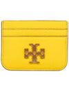 Eleanor Card Wallet Yellow - TORY BURCH - BALAAN 2