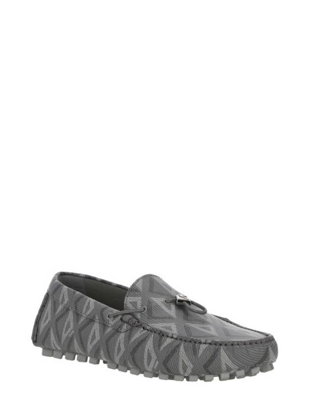 CD Diamond Drawstring Loafers Grey - DIOR - BALAAN 3