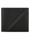 Shadow Diagonal Leather Half Wallet Black - FENDI - BALAAN 4