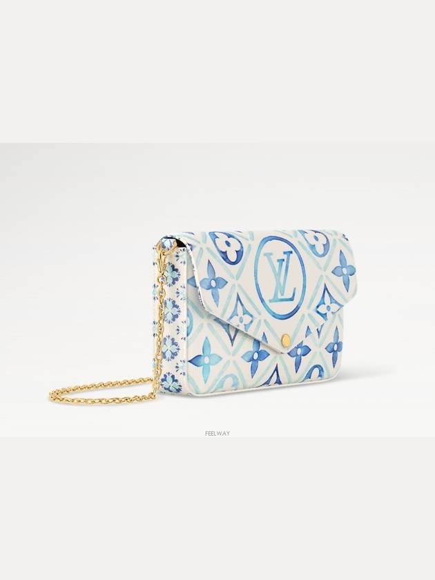 Felicie Pochette Shoulder Bag Blue - LOUIS VUITTON - BALAAN 3