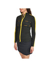 Women's Jade Mid Layer Zip-Up Jacket Black - J.LINDEBERG - BALAAN 1