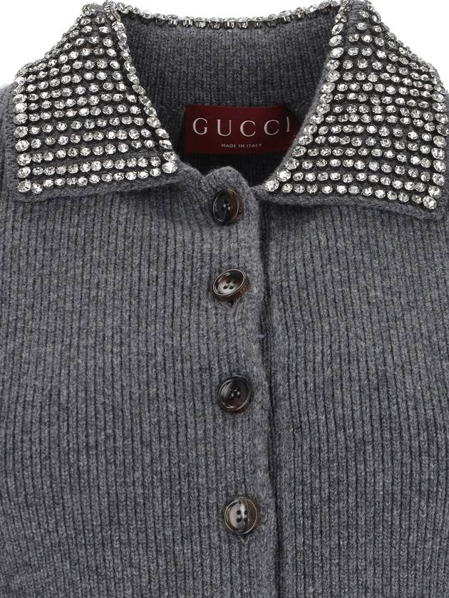 Gucci Sweaters Grey - GUCCI - BALAAN 3