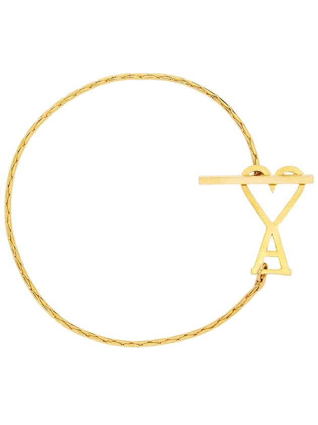 Heart Logo Bracelet Gold - AMI - BALAAN 2