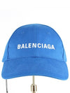 Logo Ball Cap Blue L - BALENCIAGA - BALAAN 3