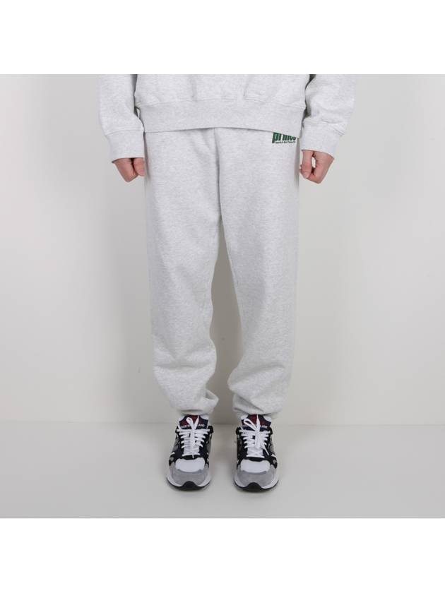 Sporty Sweat Track Pants Heather Grey - SPORTY & RICH - BALAAN.