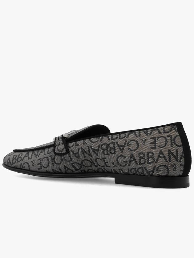 logo print loafers gray - DOLCE&GABBANA - BALAAN 6