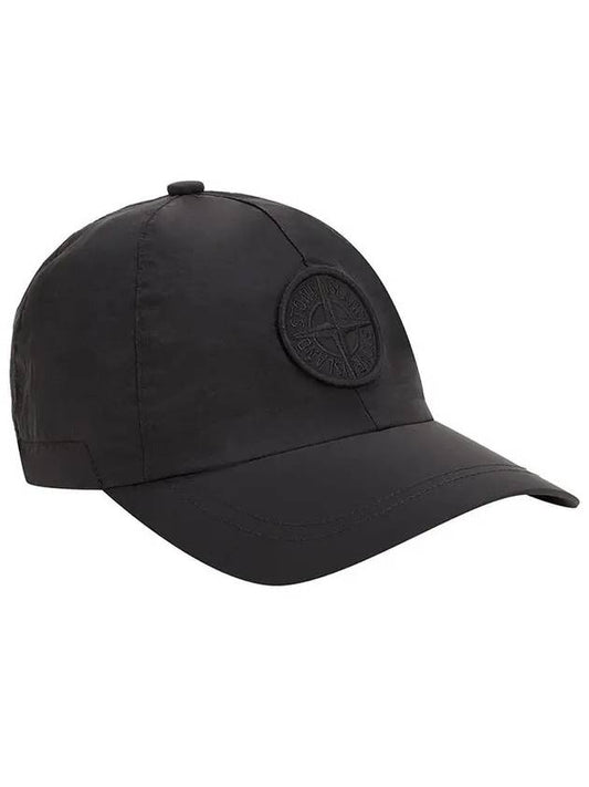 Logo Nylon Metal 6-Panel Ball Cap Black - STONE ISLAND - BALAAN 2