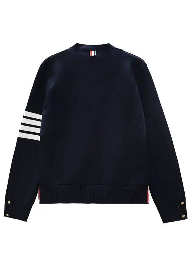 Milano Stitch 4 Bar Cardigan Navy - THOM BROWNE - BALAAN 8