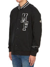 Fragment collab Varsity Fleece Cardigan Black - MONCLER - BALAAN 4