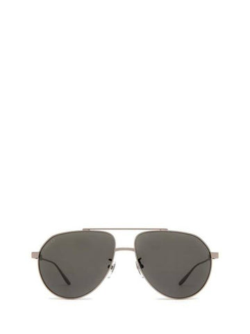 Eyewear Logo Aviator Sunglasses Silver - GUCCI - BALAAN 1