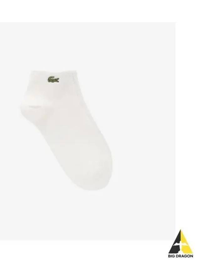 Men s Basic Solid Ankle Socks OFFWHITE Off White - LACOSTE - BALAAN 1