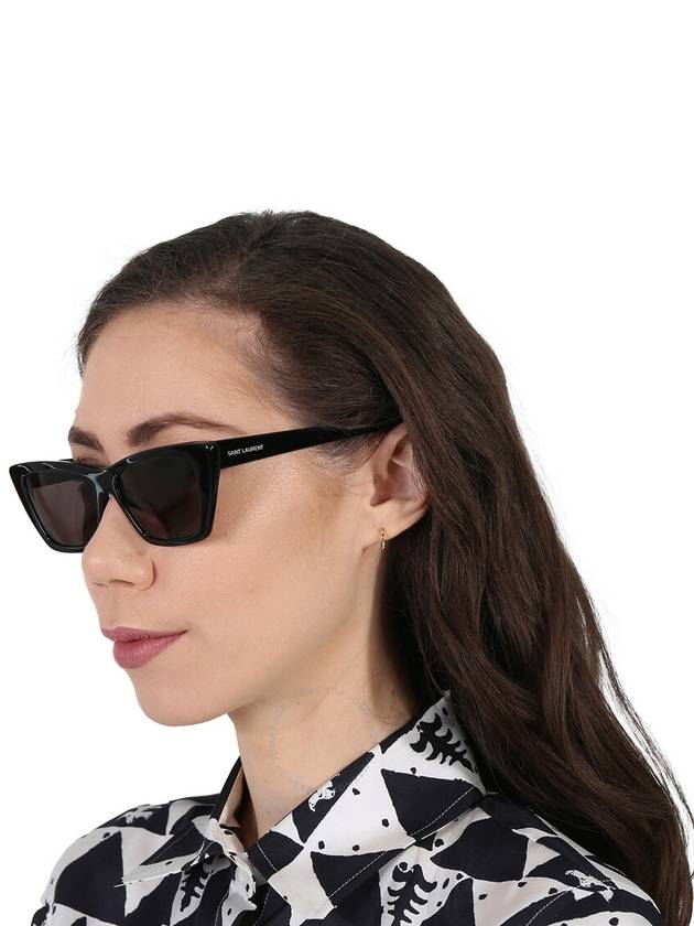 Saint Laurent Grey Cat Eye Ladies Sunglasses SL 276 MICA 001 53 - SAINT LAURENT - BALAAN 2