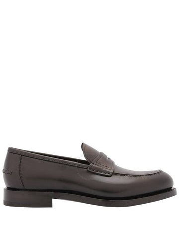 Salvatore Ferragamo Men's Herren Black Leather Penny Loafers, Size 7 EE - SALVATORE FERRAGAMO - BALAAN 1