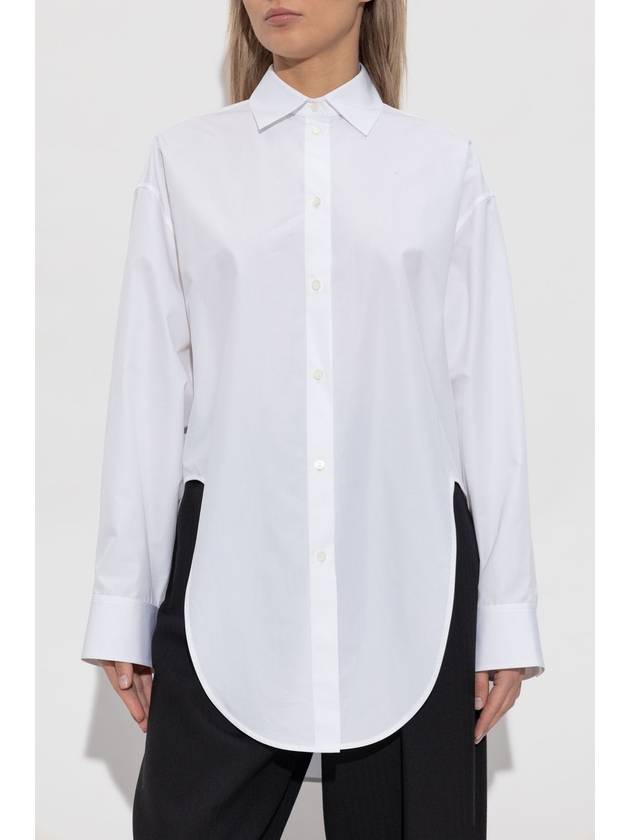 Loewe Shirt With Decorative Finish, Women's, White - LOEWE - BALAAN 3