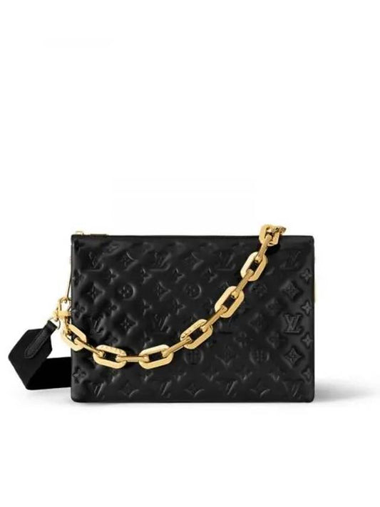 Women's Coussin MM Shoulder Bag Black - LOUIS VUITTON - BALAAN 2