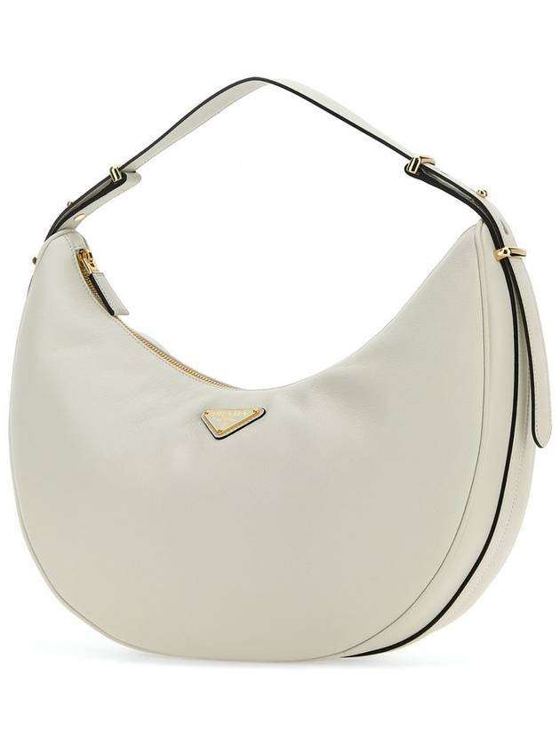 Large Leather Shoulder Bag White - PRADA - BALAAN 3