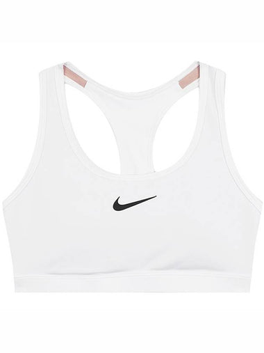 Swoosh Padded Sports Bra White - NIKE - BALAAN 1