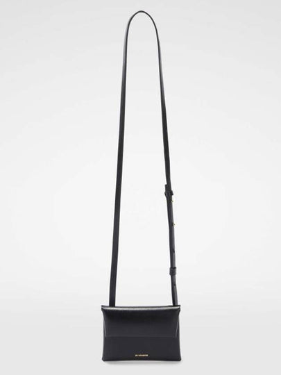 Folded Mini Cross Bag Black - JIL SANDER - BALAAN 2