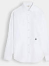 Triomphe Loose Long Sleeve Shirt White - CELINE - BALAAN 2