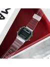 Transparent waterproof chrome black signature electronic wristwatch - CASIO - BALAAN 7