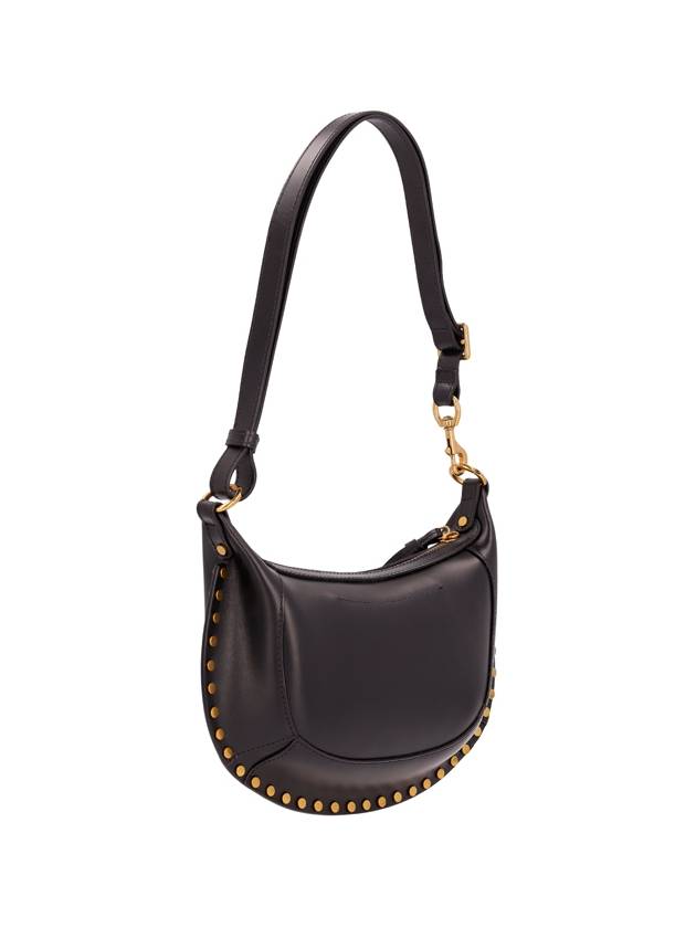 Oskan Moon Leather Shoulder Bag Black - ISABEL MARANT - BALAAN 3