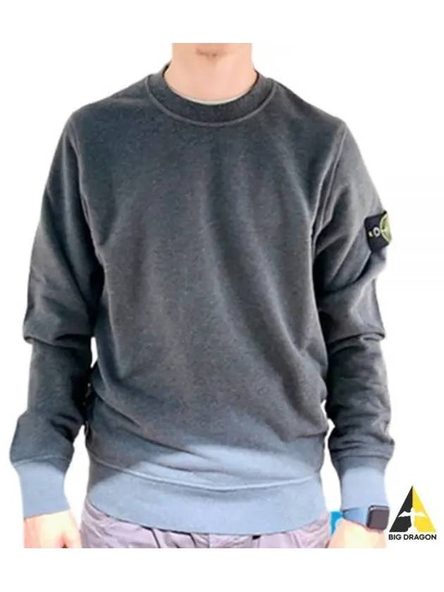 Compass Patch Crew Neck Sweatshirt Grey - STONE ISLAND - BALAAN 2