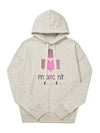 Pink Big Logo Hooded Top Beige - ISABEL MARANT - BALAAN 2