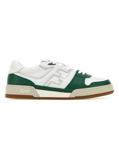 Match Low Sneakers Green - FENDI - BALAAN 1