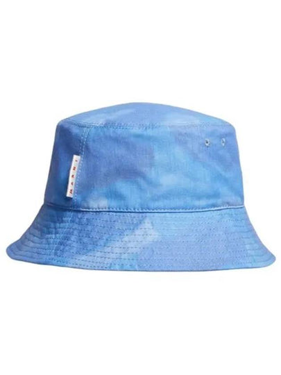 Washed Cotton Bucket Hat Blue - MARNI - BALAAN 2