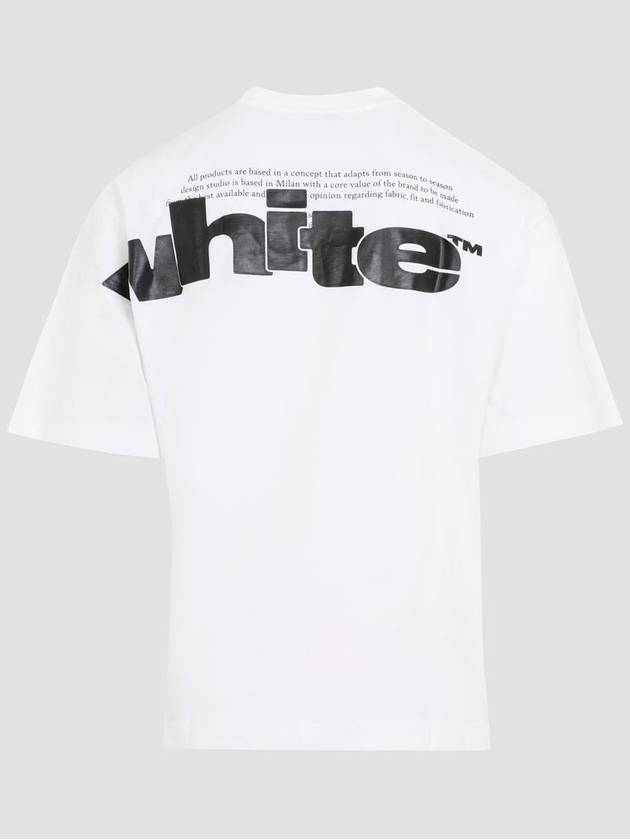 Shared Logo Short Sleeve T-Shirt White - OFF WHITE - BALAAN 3