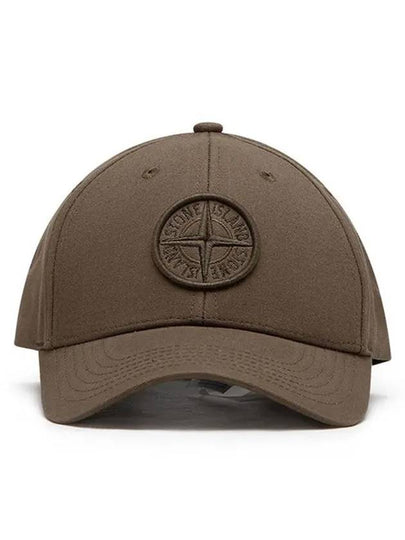 99661 Cotton Rep 6 Panel Ball Cap Brown - STONE ISLAND - BALAAN 2