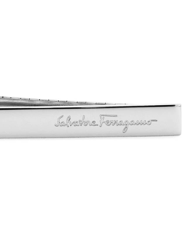 Logo Brass Tie Pin Silver - SALVATORE FERRAGAMO - BALAAN 7