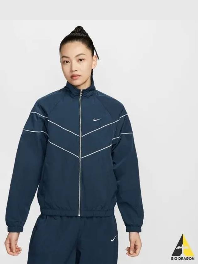 Women s Sportswear Woven UV Full Zip Jacket 480 - NIKE - BALAAN 1