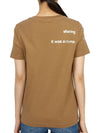 Aris Short Sleeve T-Shirt Camel - MAX MARA - BALAAN 5